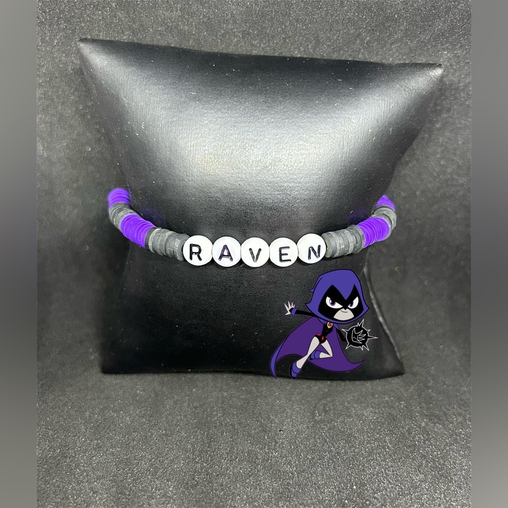 Raven (Teen Titans) Heishi Bracelet